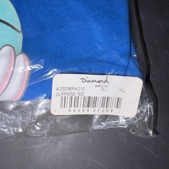 Diamond Supply Co. Blue Bugs Bunny Space Jam Graphic Tee - Picture 3 of 4